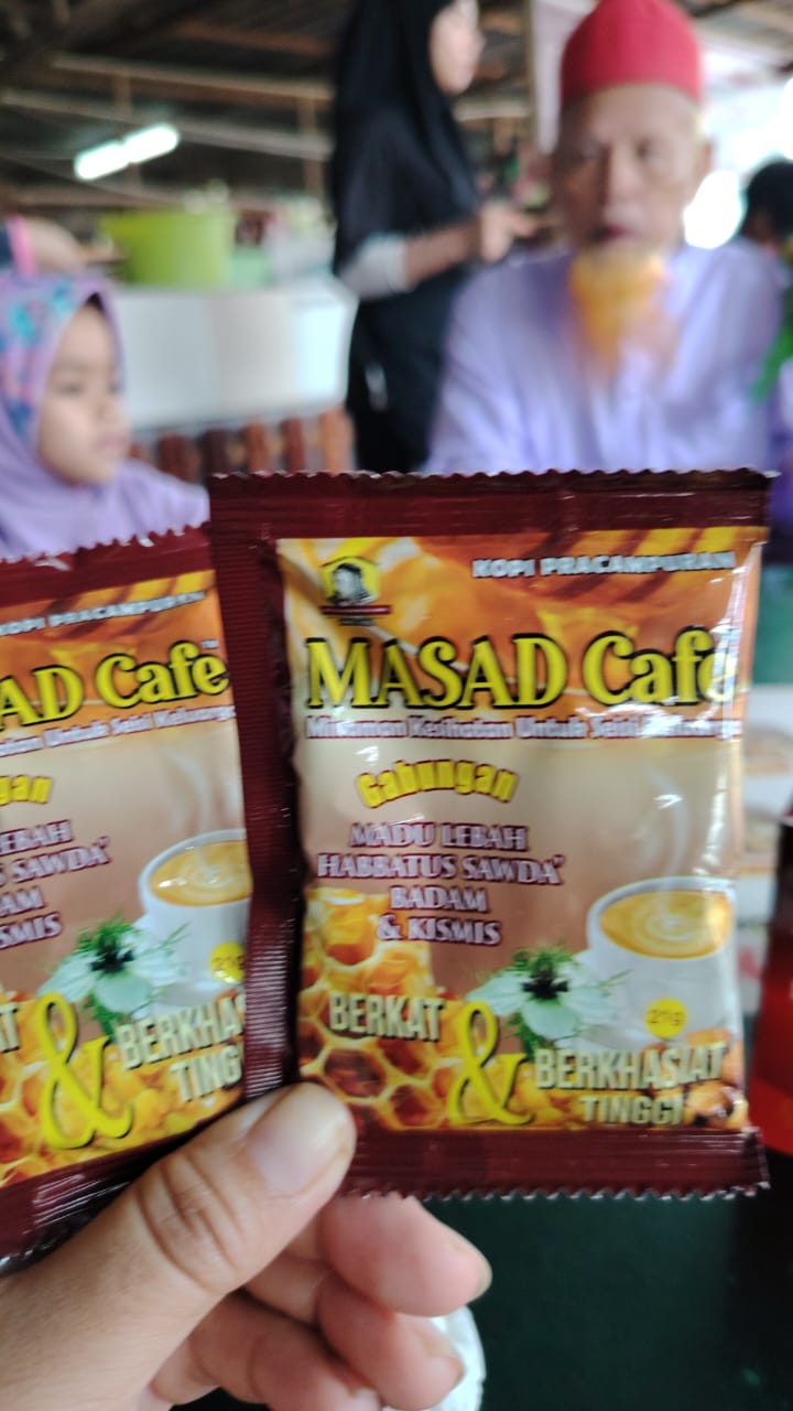Sachet MASAD Cafe — kopi pracampuran sunnah